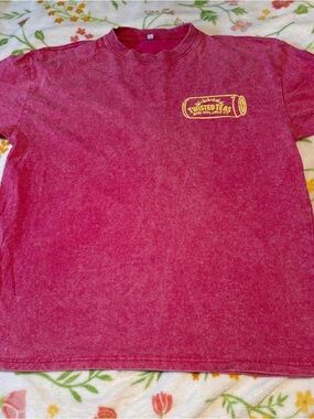 Womens Short-Sleeve Pink twisted tea